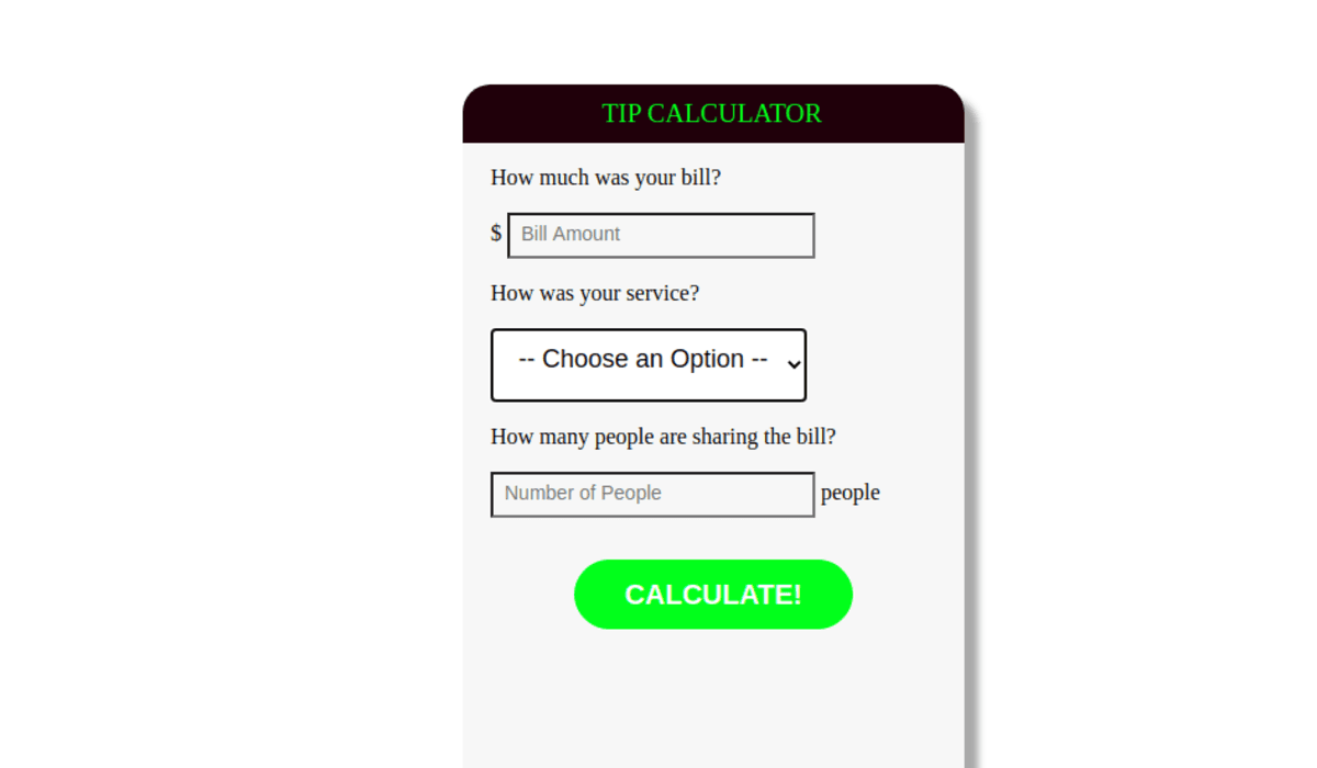 Tip Calculator